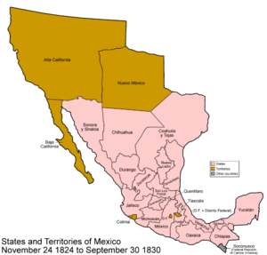 Mexico 1824-11-24 to 1830
