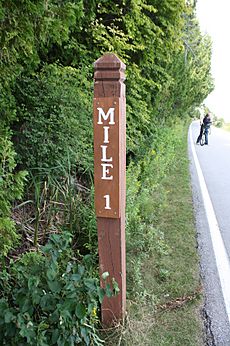 Mile 1 Marker M-185 Mackinac Island