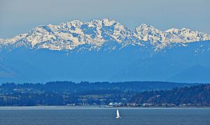 Mount Constance from West Seattle