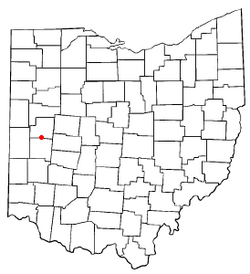 Location of Lockington, Ohio
