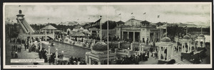 Panoramic view of plaza and esplanade, Lakeside Park, Denver LCCN2013646900