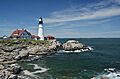 Portland Head Lighthouse Ocean Horizontal