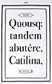 Quosque tandem