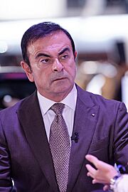 Renault - Interview de Carlos Ghosn - Mondial de l'Automobile de Paris 2012 - 001