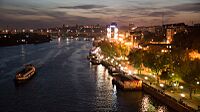 Rostov-on-Don, Majestic Don River at night, Russia
