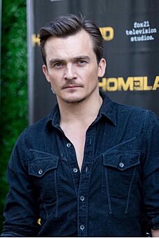 Rupert Friend at Chelsea Television Studios in Manhattan, February 2020