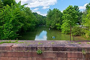 Seneca Creek as seen from the Seneca Aqueduct