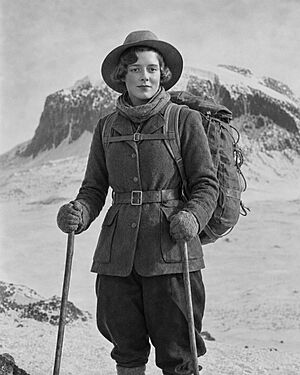 Sheila MacDonald on her way to the Africa’s highest peak