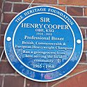 Sir Henry Cooper Plaque