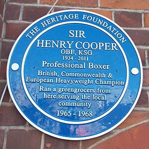 Sir Henry Cooper Plaque