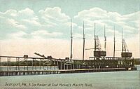 Six Masted Schooner at Mack Point, Searsport, ME