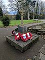 Skegby War Memorial, Near entrance to St Andrews Church, Mansfield Road, Skegby (3)