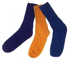 Socken farbig