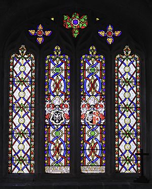 Stained glass window to Sir Hugh Richard Hoare, 4th Baronet