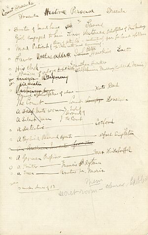 Stoker Dracula Notes Personal