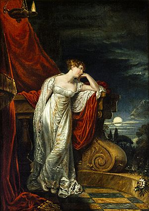 Study for Miss O'Neill as Juliet (Dawe, c. 1816)