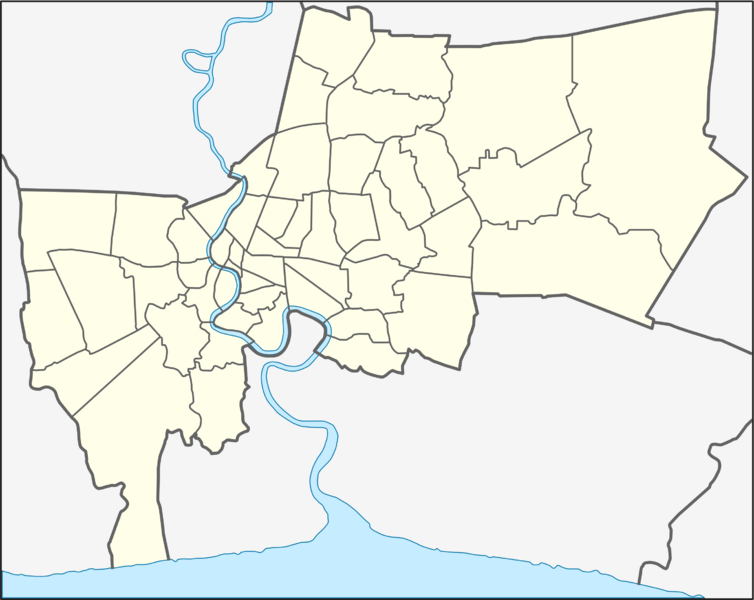 Thailand Bangkok location map