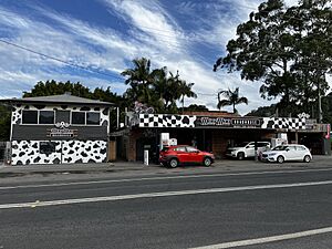 The Moo Moo Roadhouse in Mooball, NSW, external view
