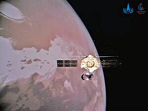 Tianwen-1 in Mars orbit