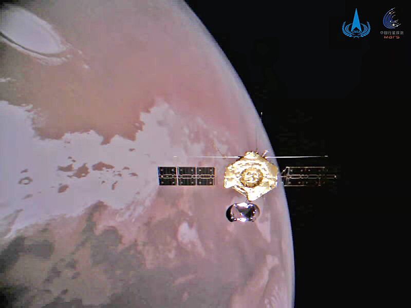 Tianwen-1 in Mars orbit
