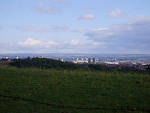 View to Glasgow from Cleddans Road - geograph.org.uk - 890557