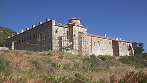 Vronda monastery exterior view