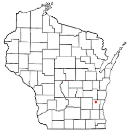 Location of Barton, Wisconsin