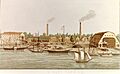 Washington Navy Yard lithograph 1862