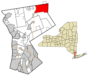 Location of North Salem, New York