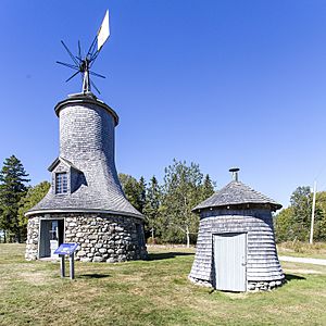 Windmill and Gas House