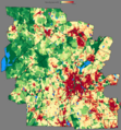 Worcester County MA population density
