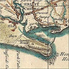 --PD-self--File-Map of Hengistbury Head by Isaac Taylor 1759