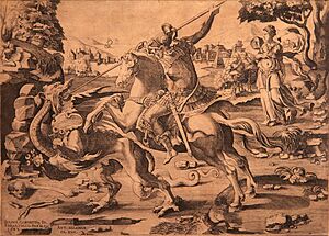 0 St Georges combattant le dragon - BBN de Belgique