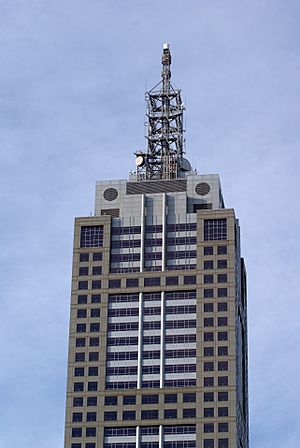120 Collins Street west facade upper detail