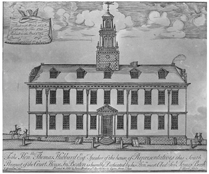 1751 CourtHouse Boston byNathanielHurd