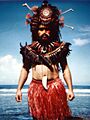 1981-07 Peter Kravchenko - Tararo's headress for Coral Island TV series