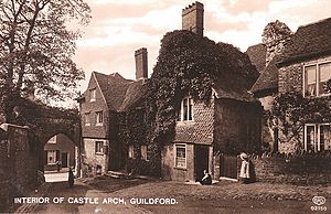 19th century Guildford Museum Castle Arch
