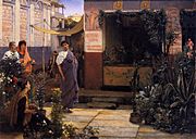 Alma-Tadema The-flower-market-1868