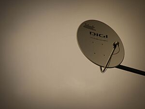Antenna for receiving for the satellite television service DigiTV.Satelit.