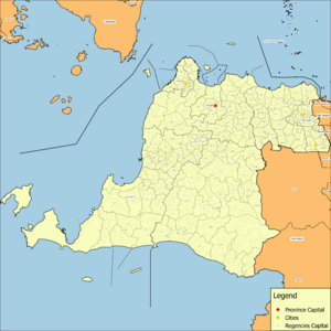 Banten Province Map