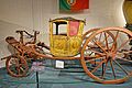 Berlin Coupe de Gala Carriage, built for the Royal House of Portugal for the Exchange of Princesses ceremony of 1729, Paris, c. 1727-1729 - Luray Caverns Car and Carriage Museum - Luray, Virginia - DSC01135