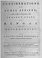 Bolts - "Considerations on India(n) Affairs..."