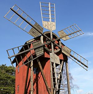 Windmill in Brottby