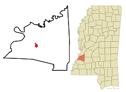 Location of Port Gibson, Mississippi