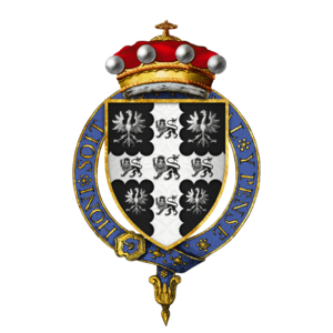 Coat of arms of Sir William Paget, 1st Baron Paget, KG