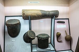 Drums exhibit, Blantyre Chichiri Museum