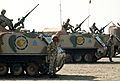 Egyptian M113 APCs during Operation Desert Shield