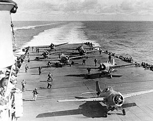 F4Fs VF-8 launch USS Hornet 2 1942