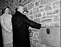 Franklin and Eleanor Roosevelt FDR library cornerstone 1939