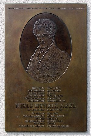 Gedenktafel Am Kupfergraben 4a (Mitte) Niels Henrik Abel